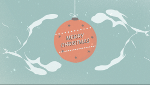Merry Christmas Reveal Video Displays template preview