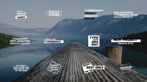 Bold Text Titles | MOGRT Premiere Pro template preview