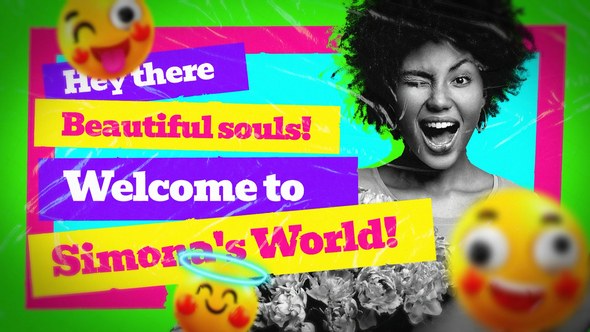 Videohive Simona's World Intro Openers template preview