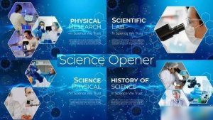 Videohive Science Opener 50656144 Openers template preview