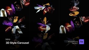 Videohive Intro/Opening Video - 3D Style Carousel After Effects Template Openers template preview