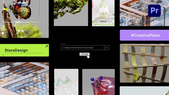 Search Bar Logo Reveal for Premiere Pro Premiere Pro template preview