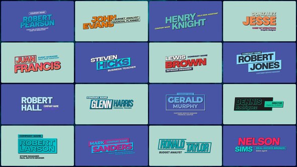 Videohive Lower Thirds 59131569 Titles template preview