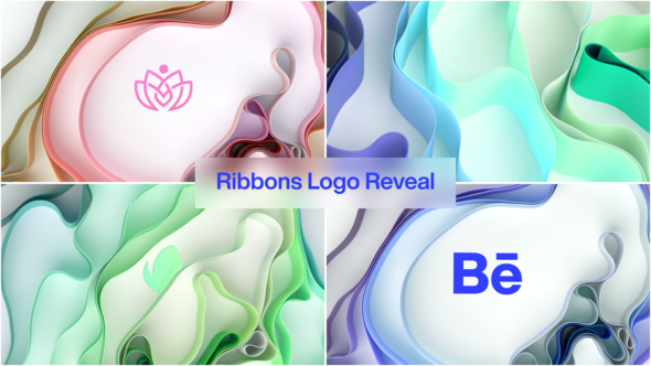 Videohive Ribbons Logo Reveal Logo Stings template preview