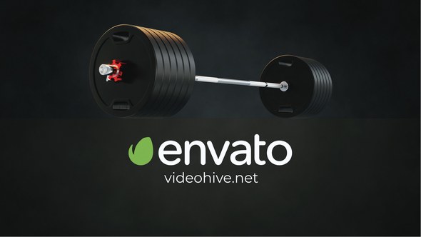 Videohive Gym - Fitness Logo Reveal Logo Stings template preview