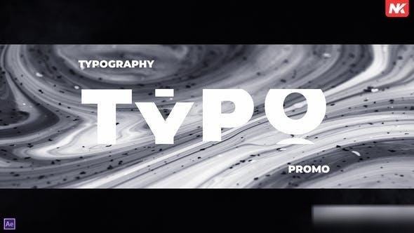 Videohive New Typography Promo 46356425 Openers template preview