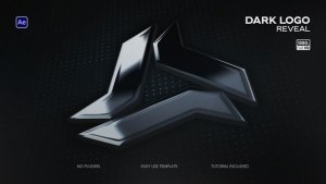 Videohive Dark 3D Logo Reveal Logo Stings template preview
