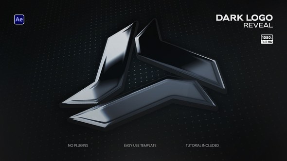 Videohive Dark 3D Logo Reveal Logo Stings template preview