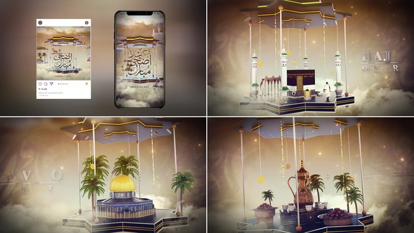Videohive HAJJ & EID OPENER 7 Ramadan template preview