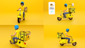 Videohive Delivery Service / Food Scooter Product Promo template preview