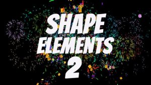 Shape Elements 2 Video Displays template preview