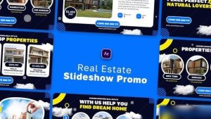 Videohive Real Estate Slide Promo Template Openers template preview