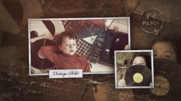 Videohive Vintage Slideshow 21305165 Video Displays template preview