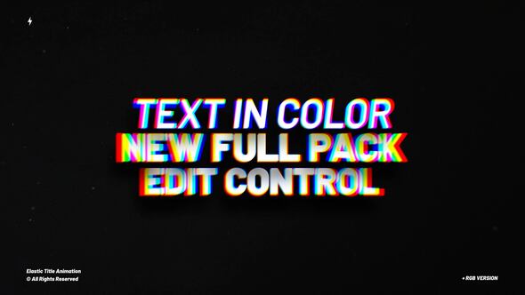 Videohive Elastic Titles Animation | After Effects Titles template preview