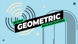 Videohive Retro Geometric Backgrounds 52904739 Elements template preview