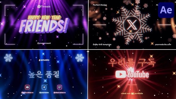 Videohive New Year Countdown for After Effects 55431427 Openers template preview