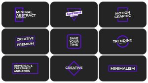Videohive Minimal Titles 6.0 | After Effects Titles template preview