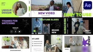 Videohive Youtube Slides for After Effects 52056690 Openers template preview
