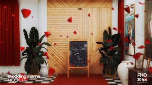Videohive Wedding Invitation Frame Slide Show Video Displays template preview