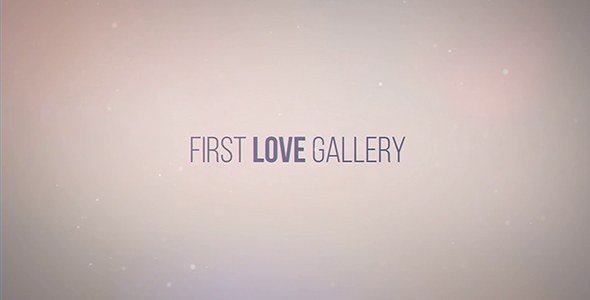 Videohive First Love Gallery Openers template preview