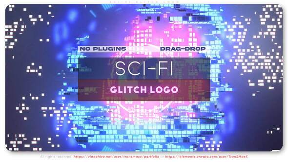 Videohive Sci-Fi Glitch Logo 28642013 Logo Stings template preview