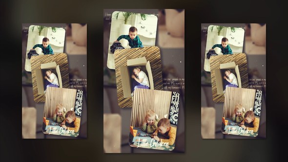 Videohive Photo Slideshow Vertical 58843091 Video Displays template preview