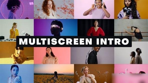 Videohive Multiscreen Intro 44581384 Openers template preview