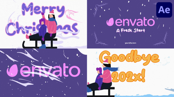 Videohive Christmas Logo for After Effects 49302946 Logo Stings template preview