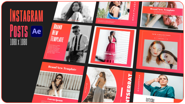 Videohive Instagram Posts 32403770 Elements template preview