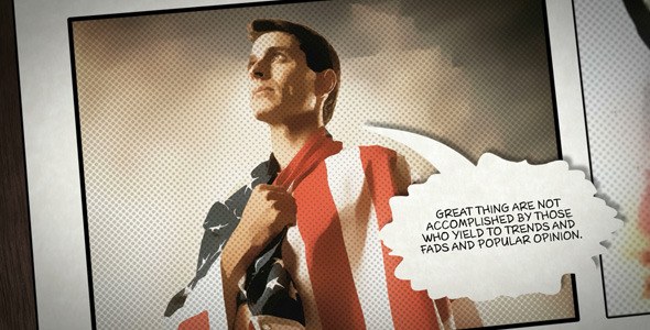 Videohive Comic Life Openers template preview