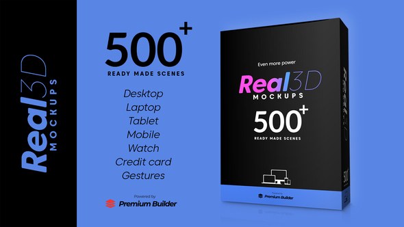 Videohive Real 3D Mockups Product Promo template preview