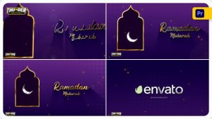 Ramadan And Eid Greetings Intro Ramadan template preview