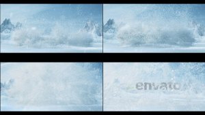 Videohive Snow Blow | Frost Winter Blizzard Logo Logo Stings template preview