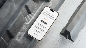 Videohive Phone 16 Pro Concrete and Graffiti Screen Template Product Promo template preview