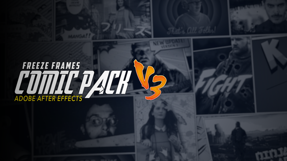 Freeze Frames: Comic Pack V2 - Videohive Openers template preview