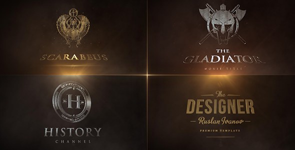 Cinematic Logo Reval Video Displays template preview