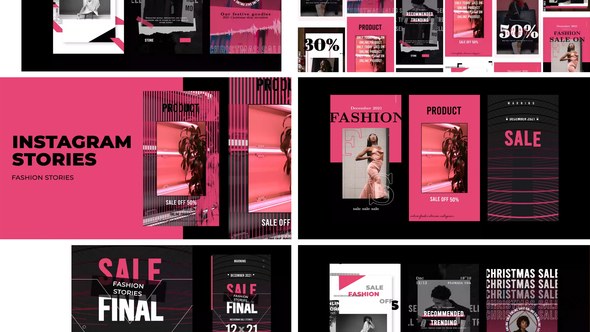 Videohive Fashion Sale Stories Instagram Product Promo template preview