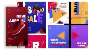 Videohive Target Shop Stories Promotion Product Promo template preview
