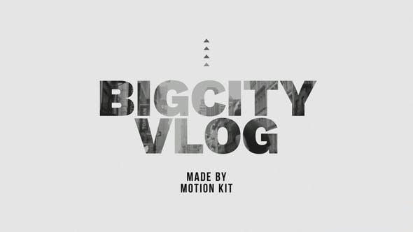 Videohive Big City Vlog Openers template preview