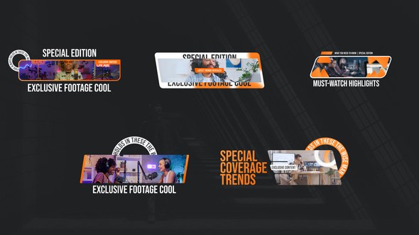 Videohive States Titles | Lower Third Elements template preview