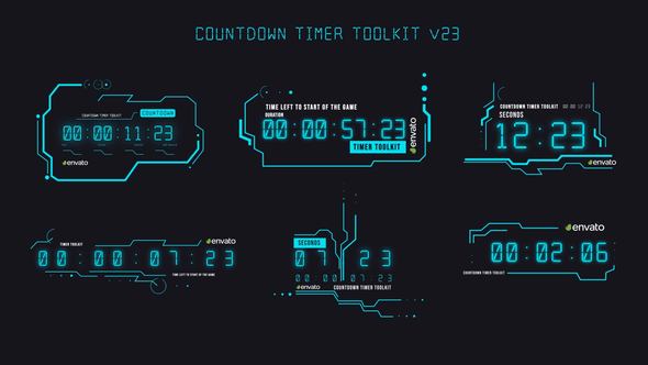 Videohive Countdown Timer Toolkit V23 Elements template preview