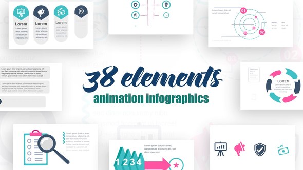 Infographics Vol.9 Video Displays template preview