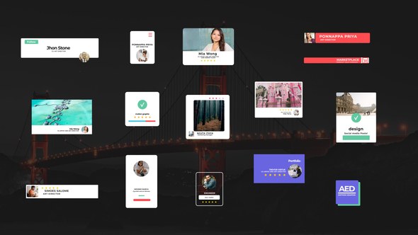Videohive Social Media Animated Posts Titles template preview