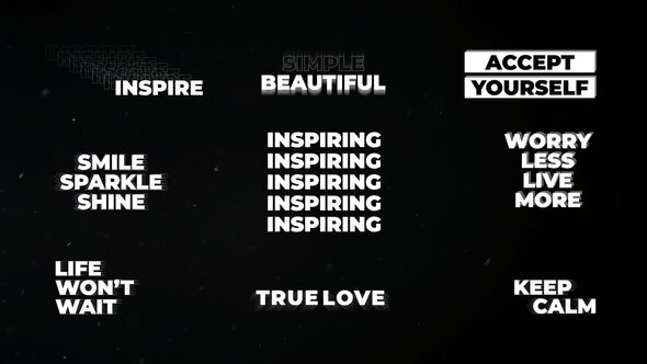 Videohive Modern Titles | AE 55642356 Titles template preview
