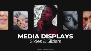 Videohive Media Displays - Slides and Sliders Video Displays template preview