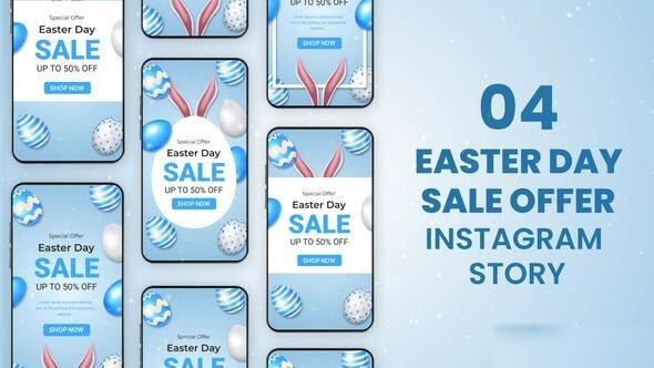 Videohive Easter Day Sale Offer Easter template preview
