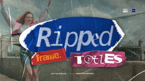 Videohive Ripped Frame Titles Titles template preview