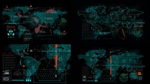 Videohive HUD UI Earth 3 Elements template preview
