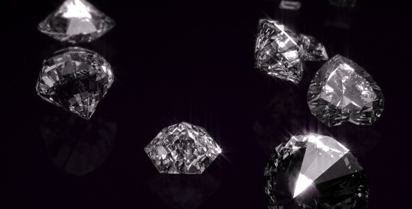 Videohive Diamonds Opener Video Displays template preview