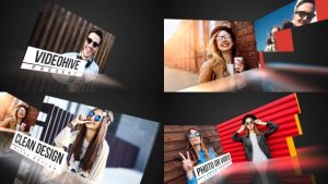 Videohive Light Displays Opener Video Displays template preview